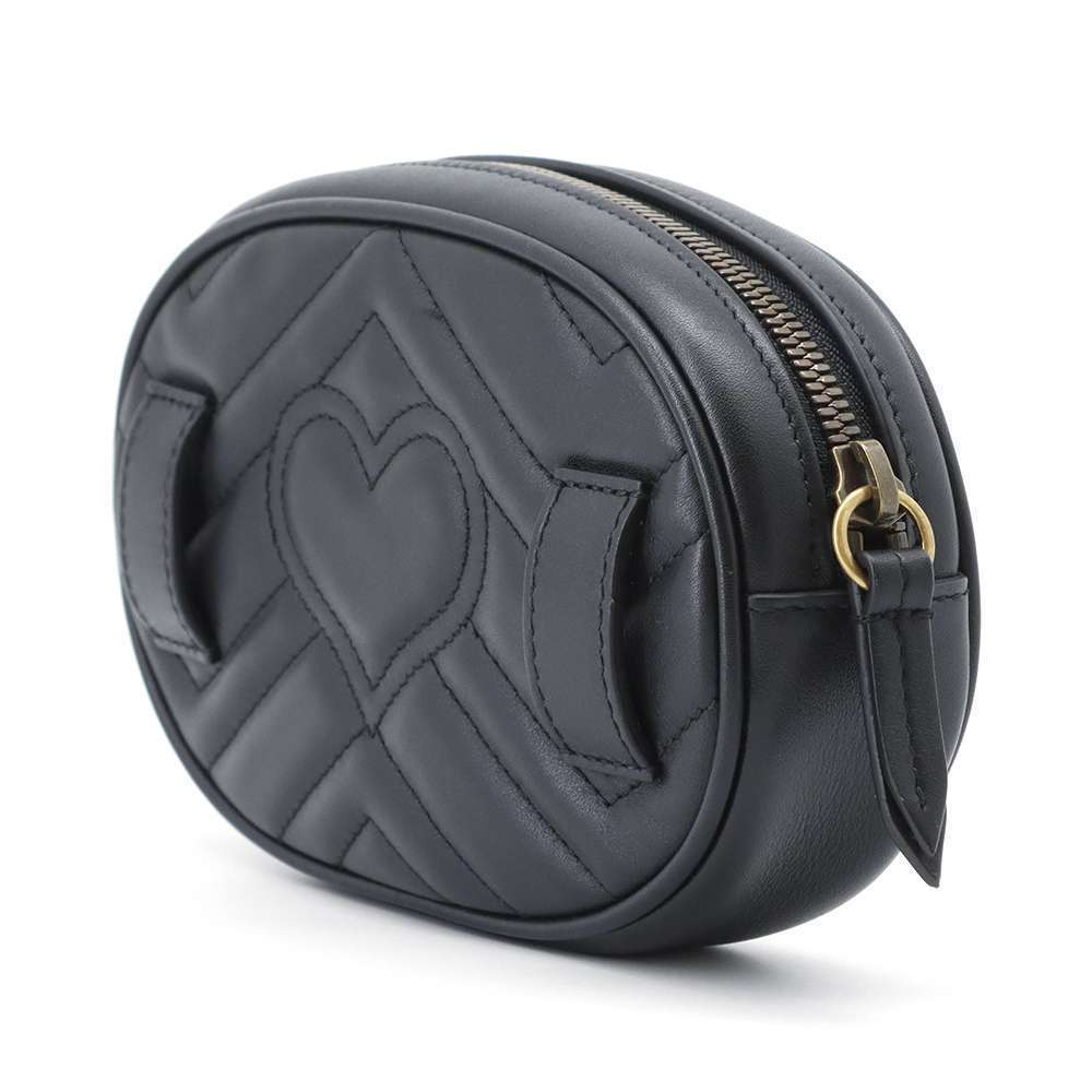 Gucci bag belt Bum quilted waist Belt Body Marmont GG black Crossbody